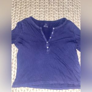 American Eagle quarter button up